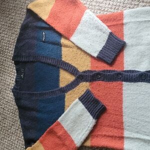 Volcom Multicolor Oversized Cardigan